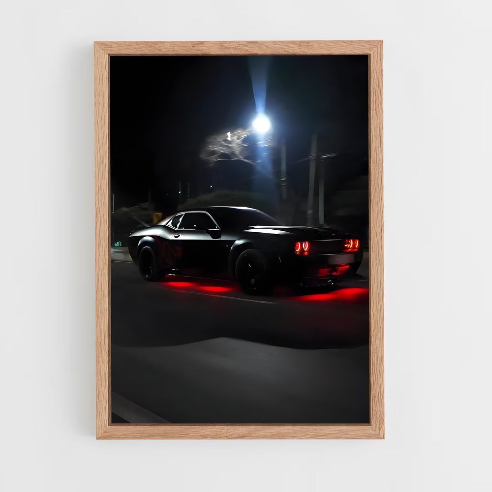 Poster Challenger srt – affiche Dodge (vue 4)